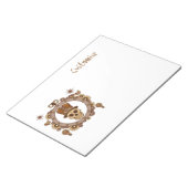 Steampunk Theme Top Hat Skull Thunder_Cove Notitieblok (Schuin)