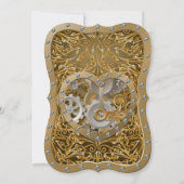 Steampunk-themuiddag Kaart (Achterkant)