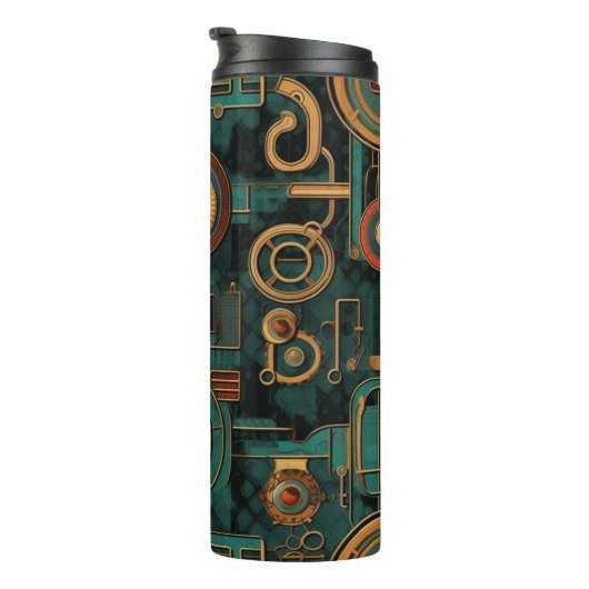Steampunk Thermosbeker (Geroteerd rechts)
