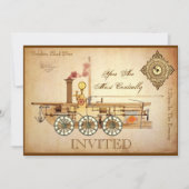 Steampunk ThMED Party Kaart (Voorkant)