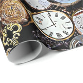 Steampunk Thmed Pocket Watts, Gears, Klokken Cadeaupapier (Rol Hoek)