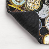 Steampunk Thmed Pocket Watts, Gears, Klokken Muismat (Hoek)