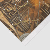 Steampunk Tiger Art 20x30-ontkoppeling Tissuepapier (Detail)