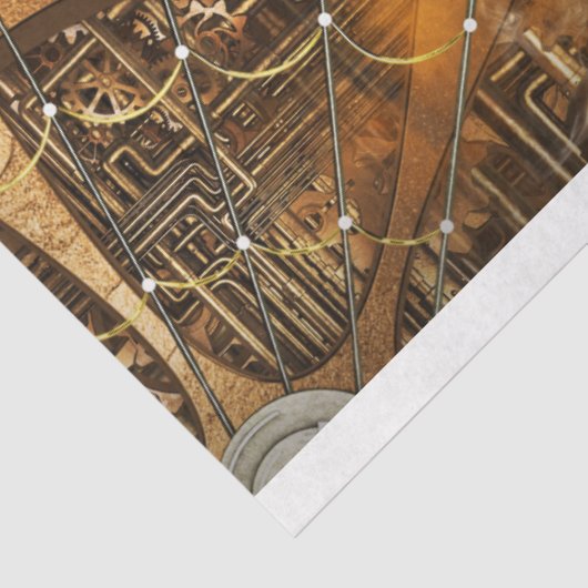 Steampunk Tiger Art 20x30-ontkoppeling Tissuepapier (Detail)