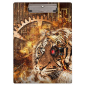Steampunk Tiger Klembord (Voorkant)