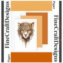 Steampunk Tiger Metallic Wielen Decoupage R 136