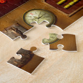 Steampunk - Tijdelijke Flux Legpuzzel (Zijkant)