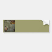 Steampunk-tijdmachine Bumpersticker (Voorkant)