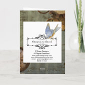 Steampunk-tijdmachine Kaart (Achterkant)