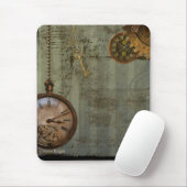 Steampunk-tijdmachine Muismat (Met muis)