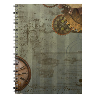Steampunk-tijdmachine Notitieboek