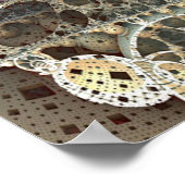 Steampunk-tijdmachine Poster (Hoek)