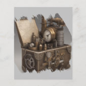 Steampunk tijdmachine - schatkist (Voorkant)