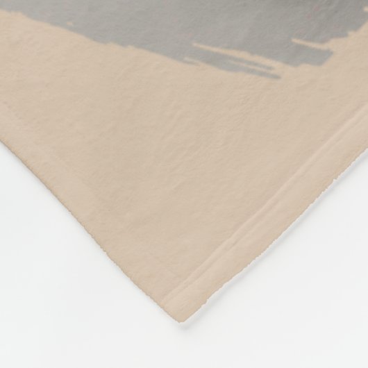 Steampunk tijdmachine -  schatkist fleece deken (Hoek)