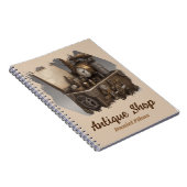 Steampunk tijdmachine - schatkist notitieboek (Rechterzijde)