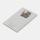 Steampunk tijdmachine -  schatkist post-it® notes (Schuin)