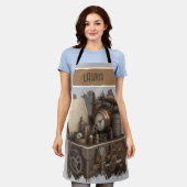Steampunk tijdmachine - schatkist schort (Gedragen)