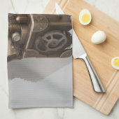 Steampunk tijdmachine -  schatkist theedoek (Quarter Fold)