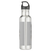 Steampunk tijdmachine - schatkist waterfles (Achterkant)