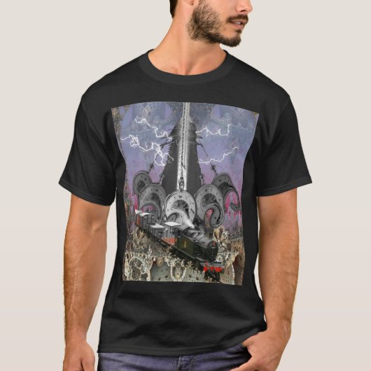 Steampunk-tijdmachine T-shirt (Voorkant)