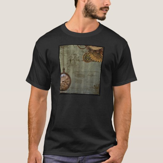 Steampunk-tijdmachine T-shirt (Voorkant)