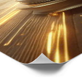 Steampunk Tijdmachine - Tijd/Ruimte/Continuum 001X Poster (Hoek)