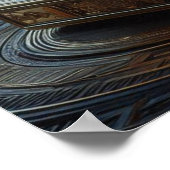 Steampunk, Tijdmachine, Tijd/Ruimte/Continuum 002X Poster (Hoek)