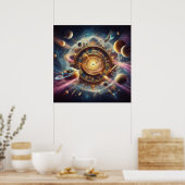 Steampunk/Tijdmachine, Tijd/Ruimte/Continuum 6002X Poster (Keuken)