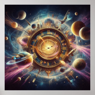 Steampunk/Tijdmachine, Tijd/Ruimte/Continuum 6002X Poster