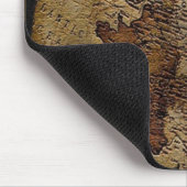 Steampunk tijdreis accessoires, kaart, kompas muismat (Hoek)