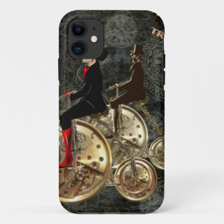 Steampunk-tijdreis, klokwerk pensny farding Case-Mate iPhone case