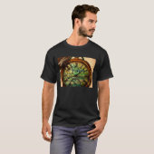 Steampunk-tijdstuk T-shirt (Voorkant volledig)