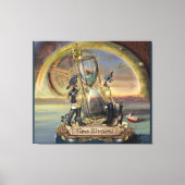 Steampunk - tijdverlichting canvas afdruk (Voorkant)