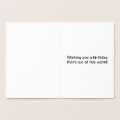 Steampunk Time Folie Verjaardag Kaart (Binnen)