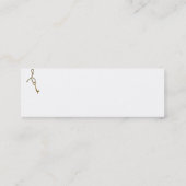 Steampunk Time Machine Business Profile Cards Mini Visitekaartje (Achterkant)