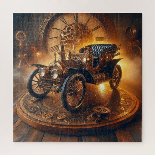 Steampunk Time Machine" Hot Rod 10-3 Legpuzzel (Verticaal)