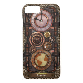 Steampunk Time-part #1C iPhone 8/7 Hoesje