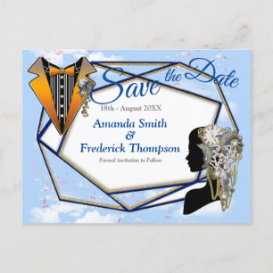 Steampunk Timeless Wedding Party cards & giften Aankondigingskaart