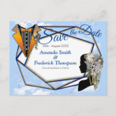 Steampunk Timeless Wedding Party cards & giften Aankondigingskaart (Voorkant)
