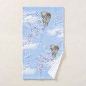 Steampunk Timeless Wedding Party cards & giften Bad Handdoek (Handdoek)