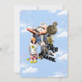 Steampunk Timeless Wedding Party cards & giften Kaart (Achterkant)