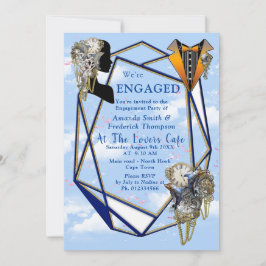 Steampunk Timeless Wedding Party cards & giften Kaart