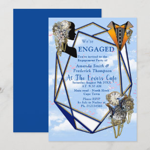 Steampunk Timeless Wedding Party cards & giften Kaart