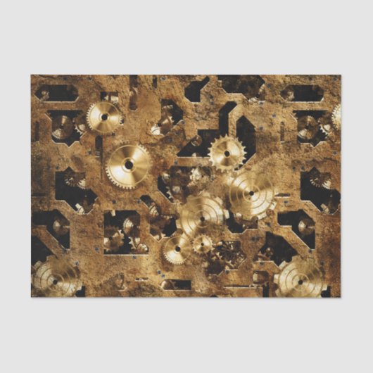 Steampunk Tissuepapier (Voorkant)
