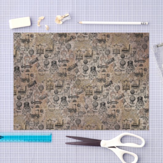 Steampunk Tissuepapier (Craft)