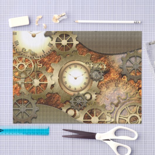 Steampunk Tissuepapier (Craft)