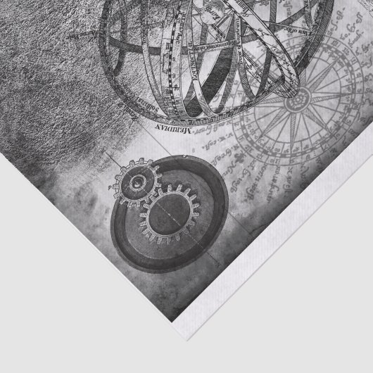 Steampunk Tissuepapier (Detail)