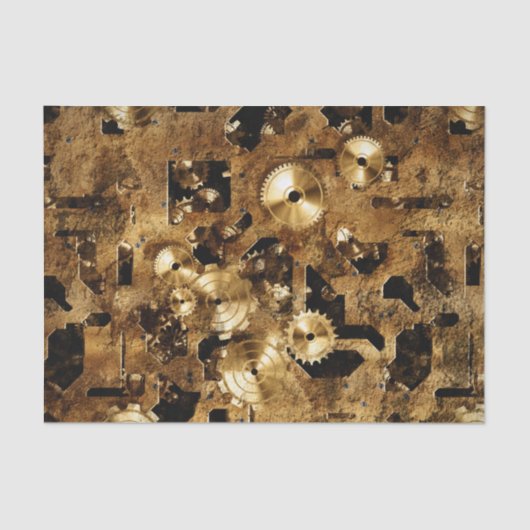 Steampunk Tissuepapier (Voorkant)