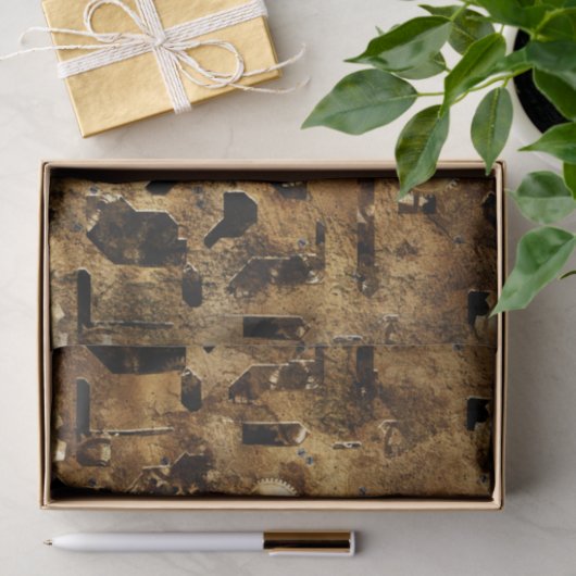 Steampunk Tissuepapier (Geschenk)