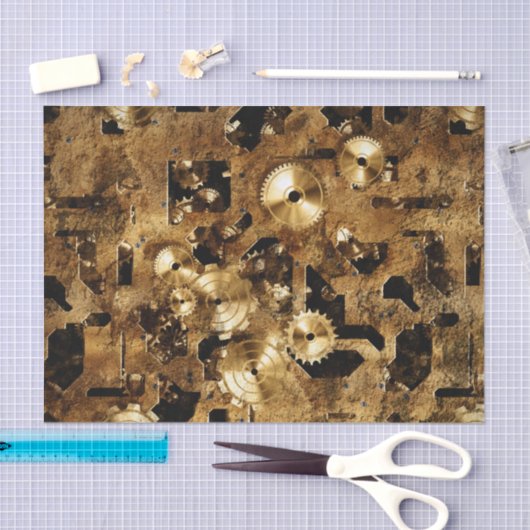 Steampunk Tissuepapier (Craft)